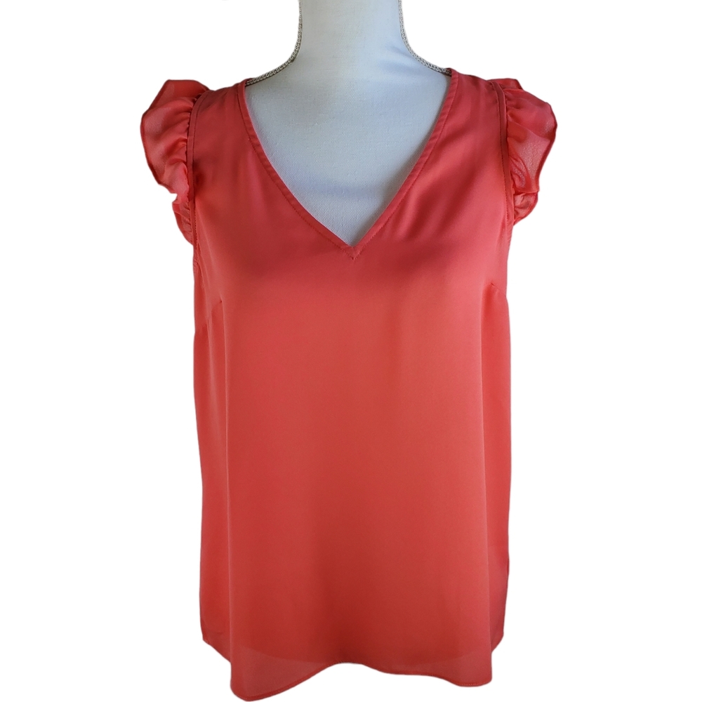 J Crew Factory sleeveless chiffon top size 6